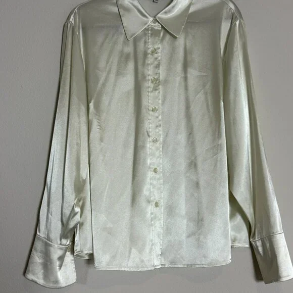 Jones New York white long sleeve blouse Size 18W - Picture 4 of 8